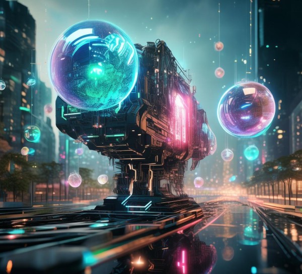 科技与创新素材，连接未来的核心动力